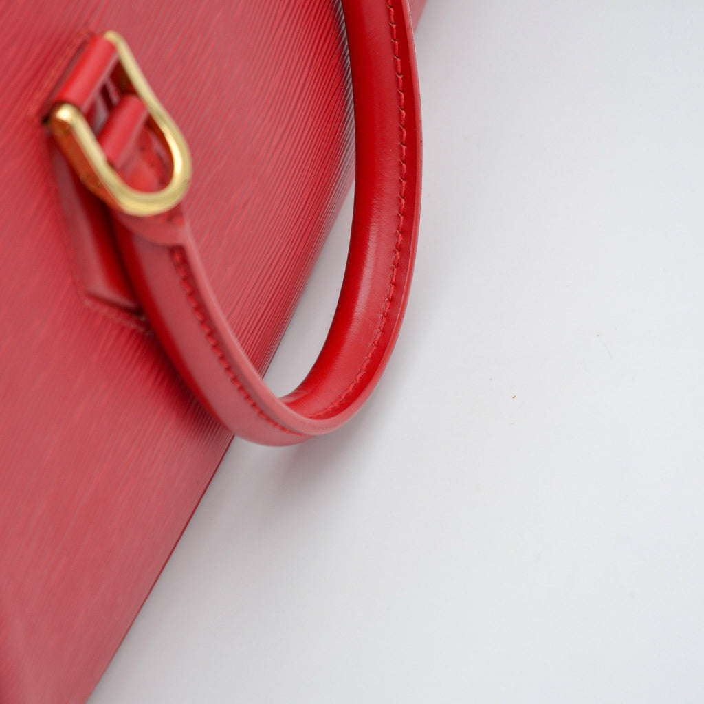 Louis Vuitton Jasmin Bag in Red Epi Leather