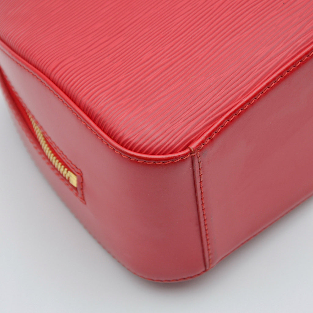Louis Vuitton Jasmin Bag in Red Epi Leather