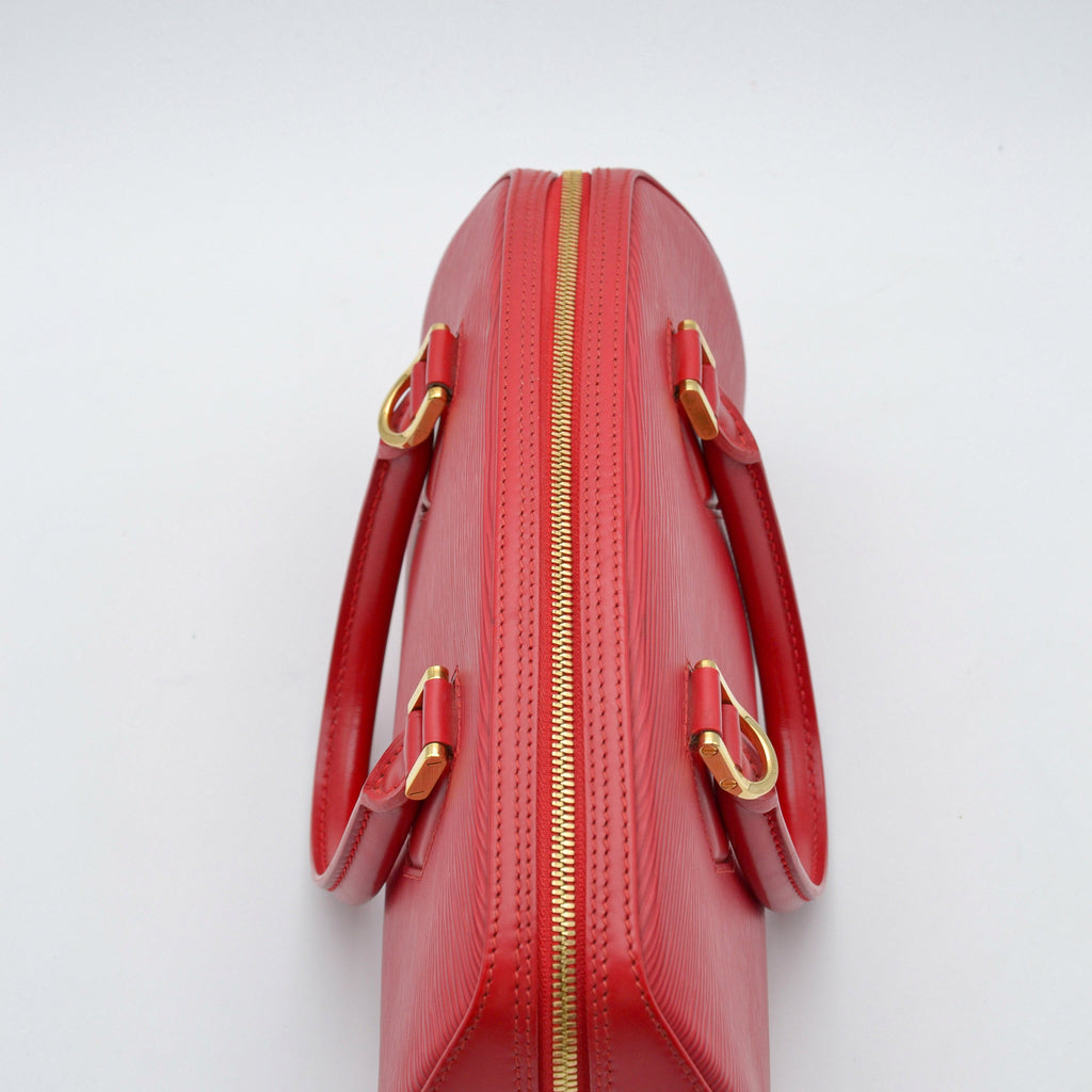 Louis Vuitton Jasmin Bag in Red Epi Leather