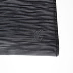 Pochette Louis Vuitton Accessoires Cuir Épi Noir