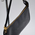 Pochette Louis Vuitton Accessoires Cuir Épi Noir