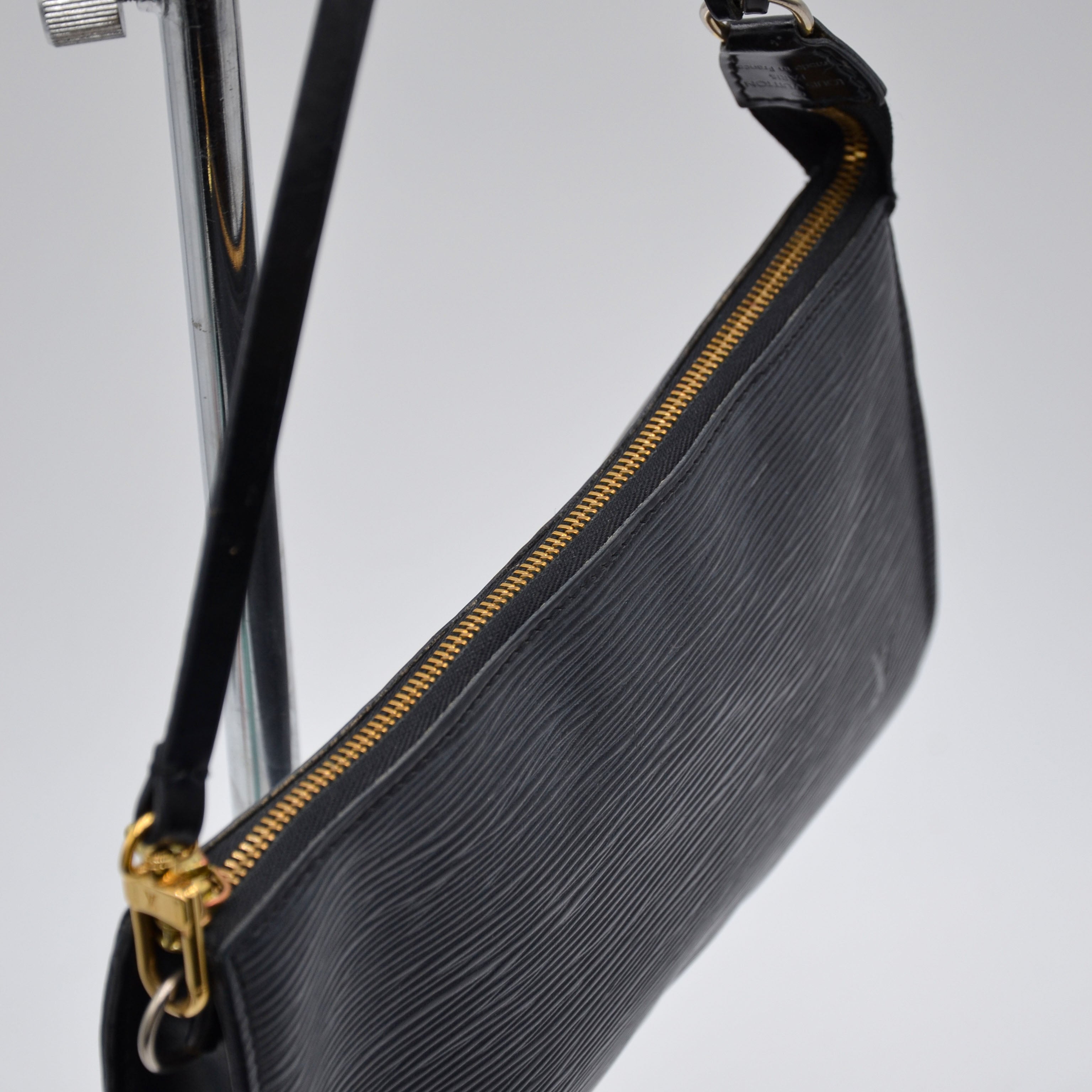 Pochette Louis Vuitton Accessoires Cuir Épi Noir
