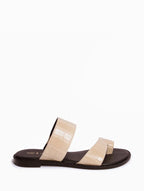 Lovas Croc Ivory Sandals