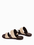Lovas Croc Ivory Sandals