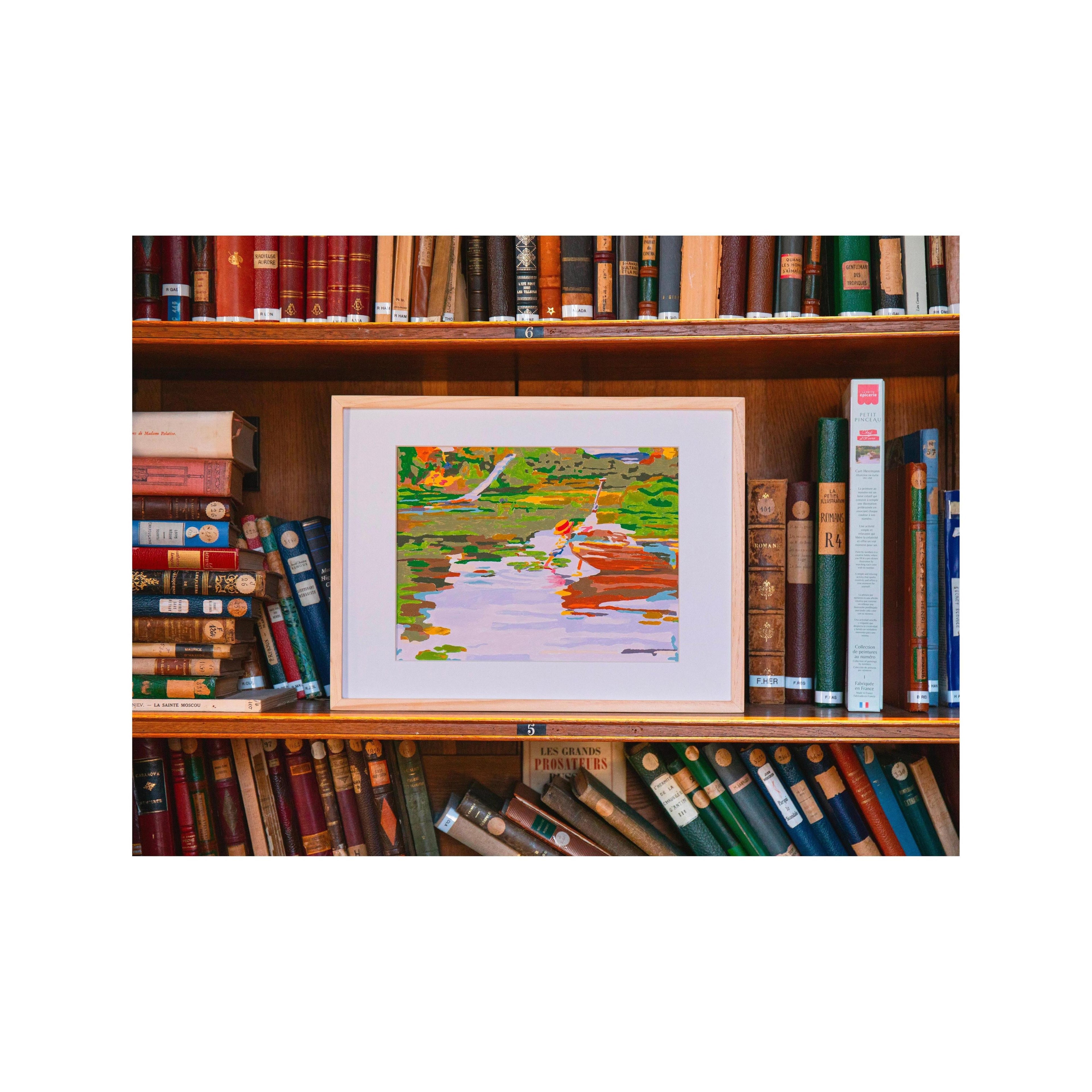 Paint By Number Box - Small Brush - Mâdchen Im Kahn, Curt Herrmann
