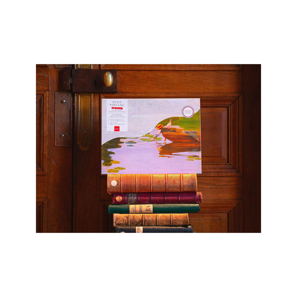 Paint By Number Box - Small Brush - Mâdchen Im Kahn, Curt Herrmann