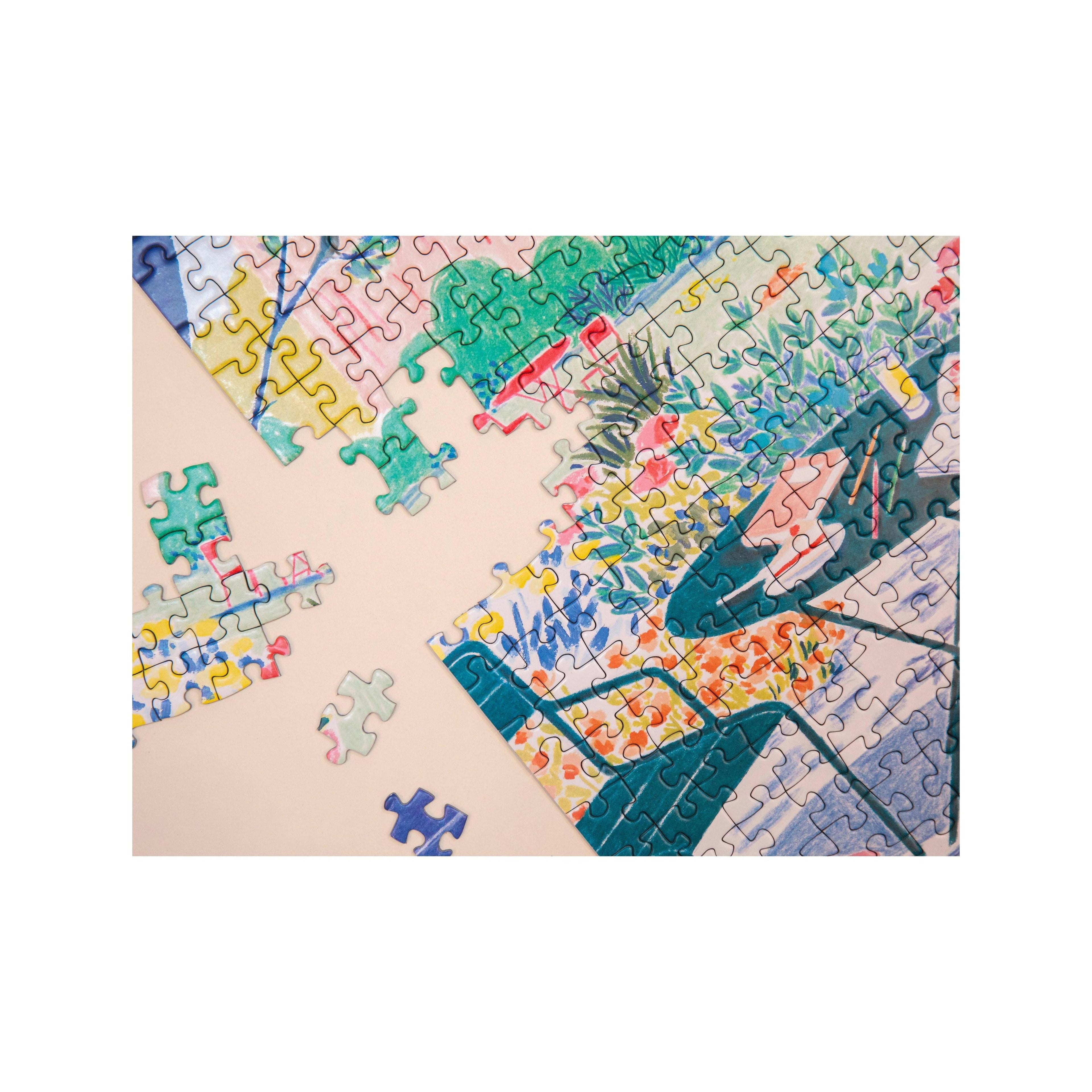 Puzzle Les Fleurs Comme Un Voyage De Sophie Weidler Bauchez - 1000 Pièces