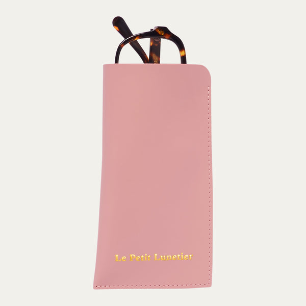Leather Glasses Pouch Pouch - Pink - Mixed