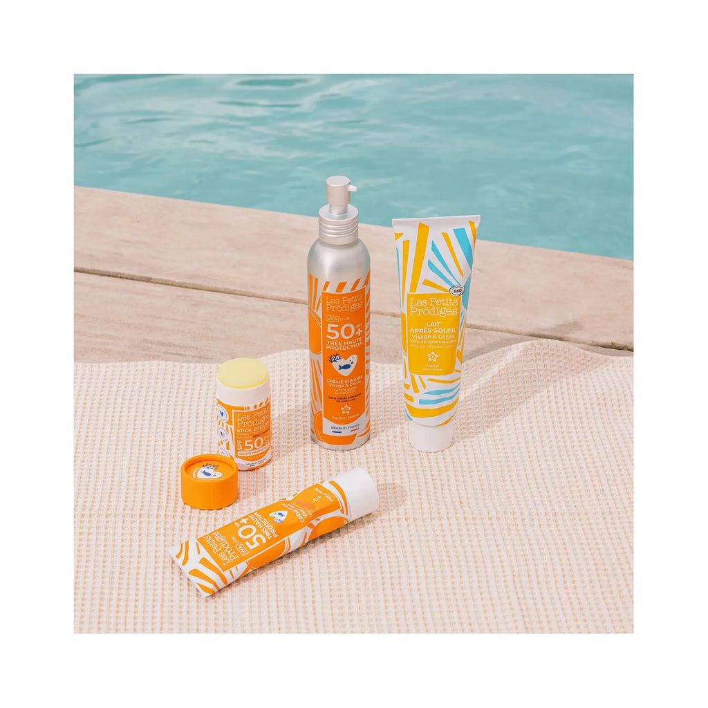 clean and responsible high protection face and body sunscreen SPF50+ 