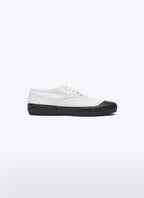 Fursac - Tennis Blanches En Toile De Coton - Blanc - Homme