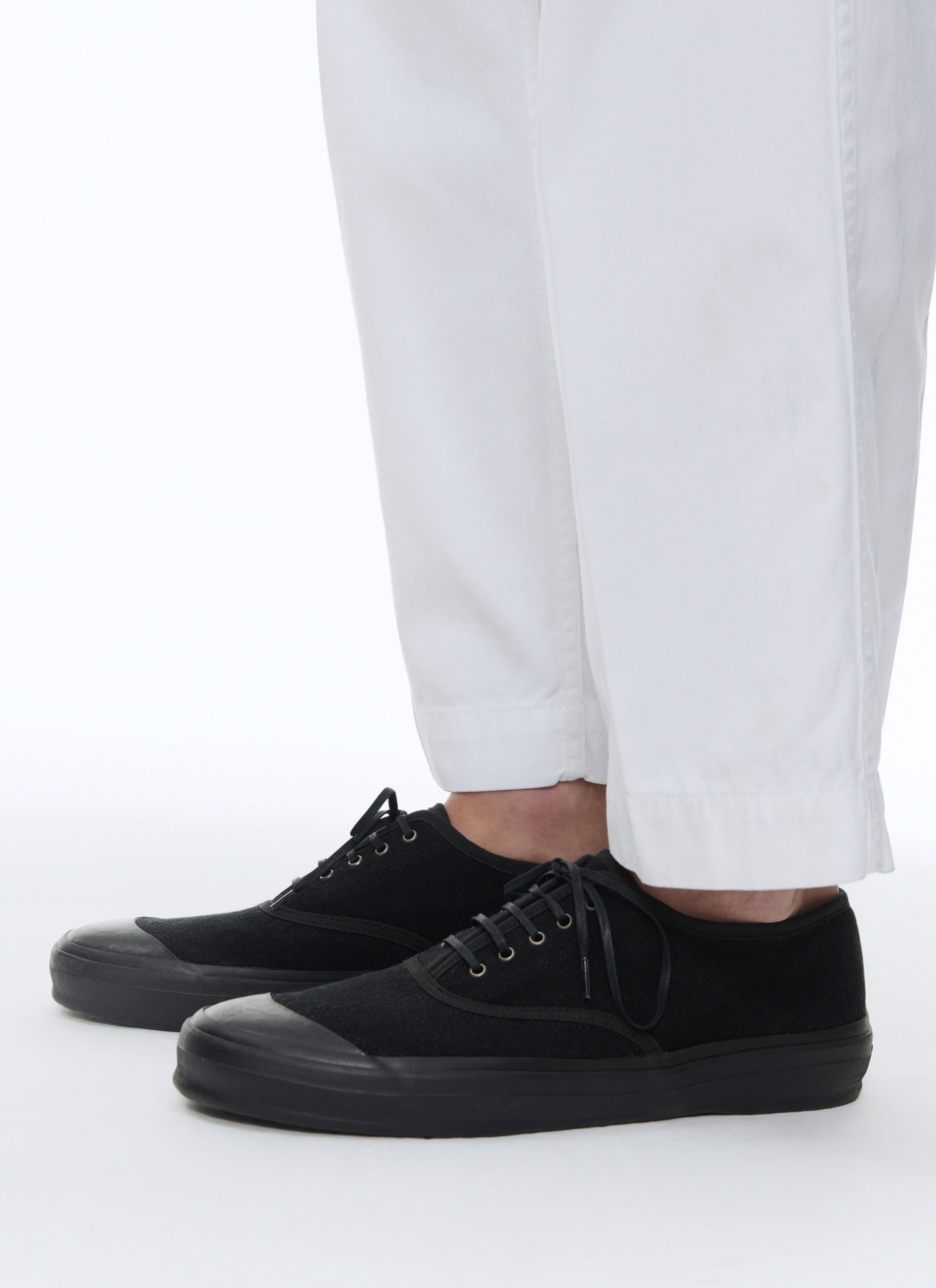 Fursac - Tennis En Toile De Coton - Noir - Homme