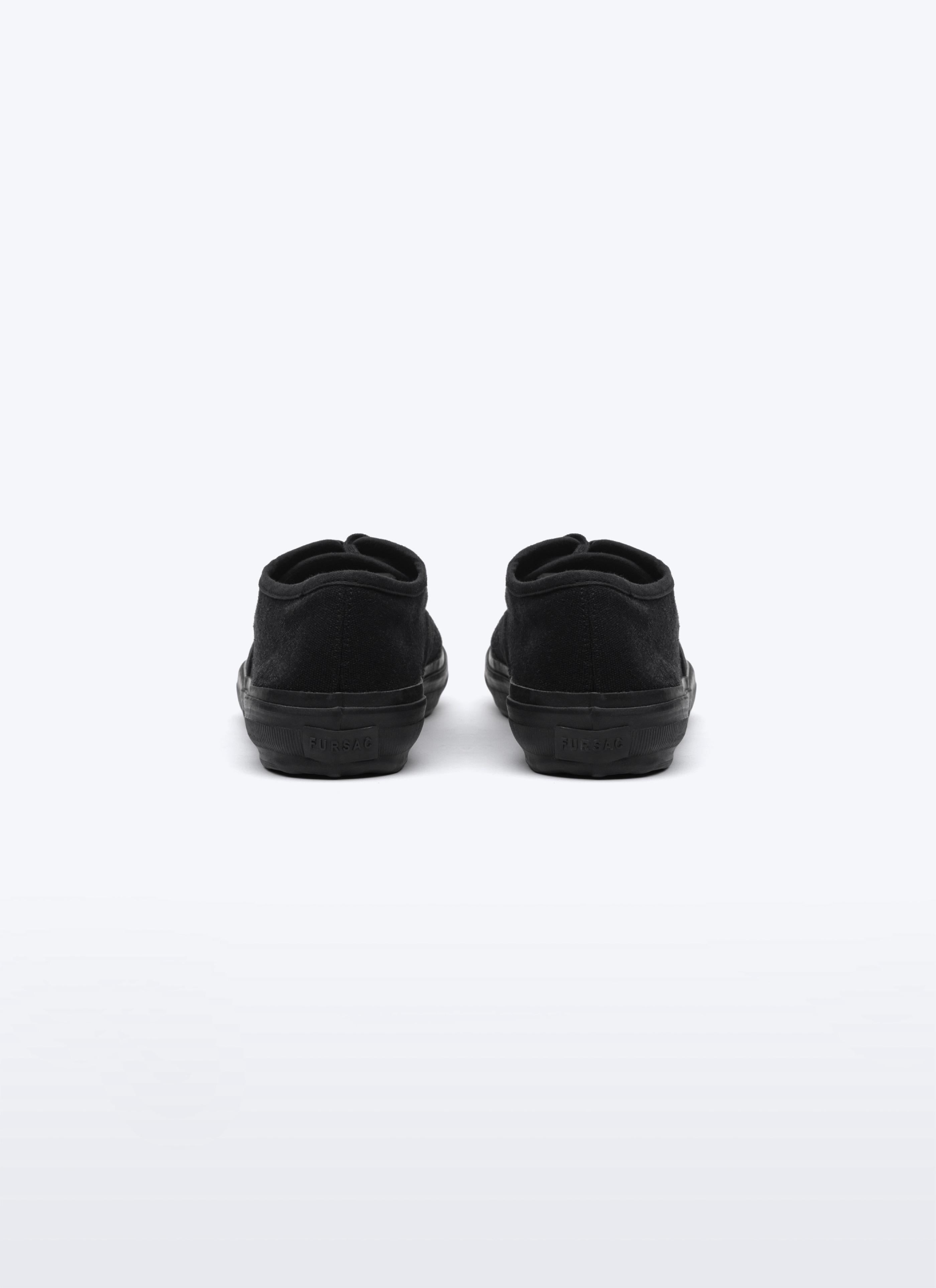 Fursac - Tennis En Toile De Coton - Noir - Homme