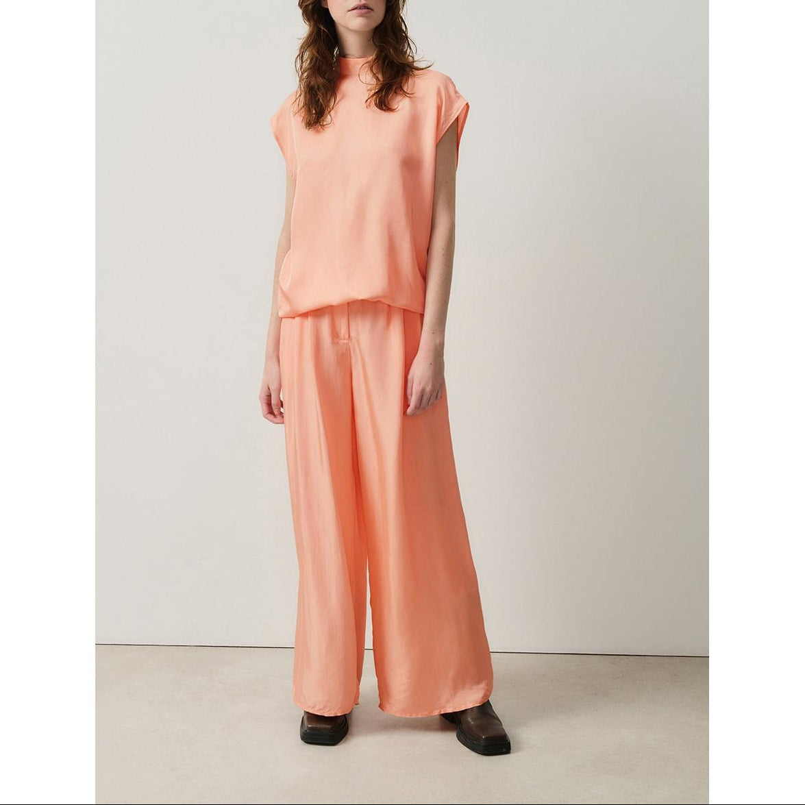 Top sin mangas - Flamenco rosa - Mujer