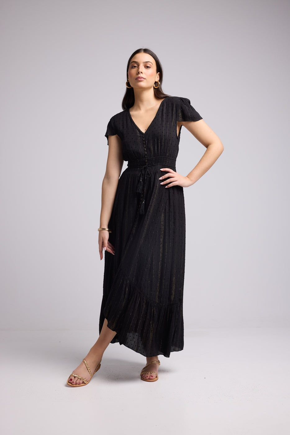 Vestido Largo - Luana - Negro