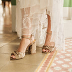 Flordeasoka - Zapatos de Tacón Lucca 9 Nugat - Beige Oscuro