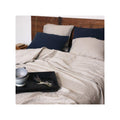 Housse De Couette En Lin Lavé - Luna - Indigo