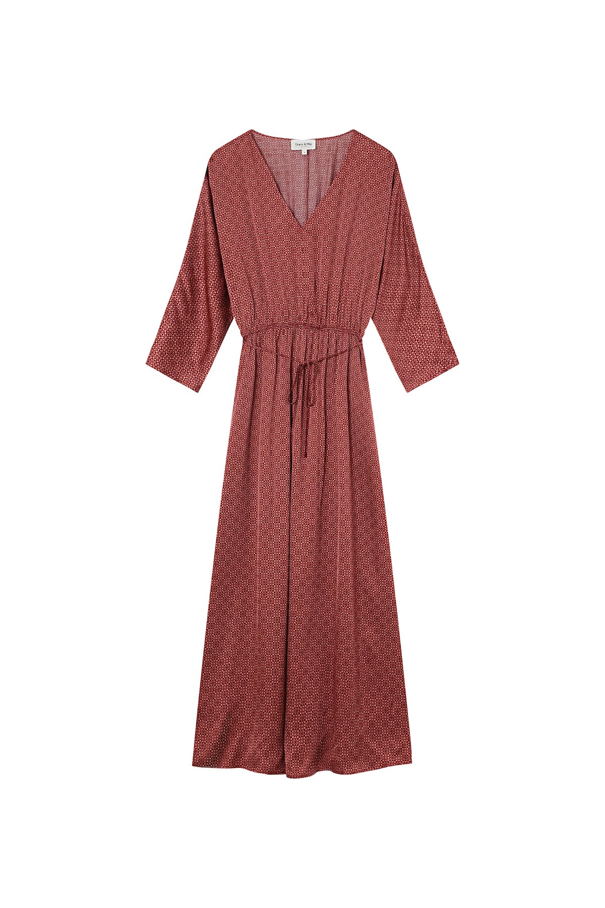 Robe Longue Luna - Terracotta