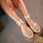 Lupita Sandals - Champagne