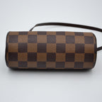 Pochette Louis Vuitton Papillon Toile Damier Ébène