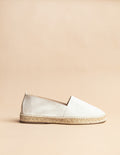 Espadrilles Plates Lyonnaise Daim - Cuir Daim Gris - Homme