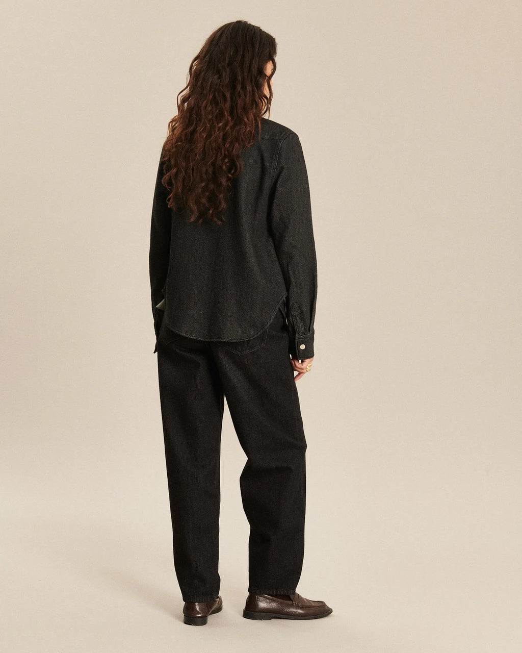 DALIA DENIM 3D DARK GRAY Labdip shirt