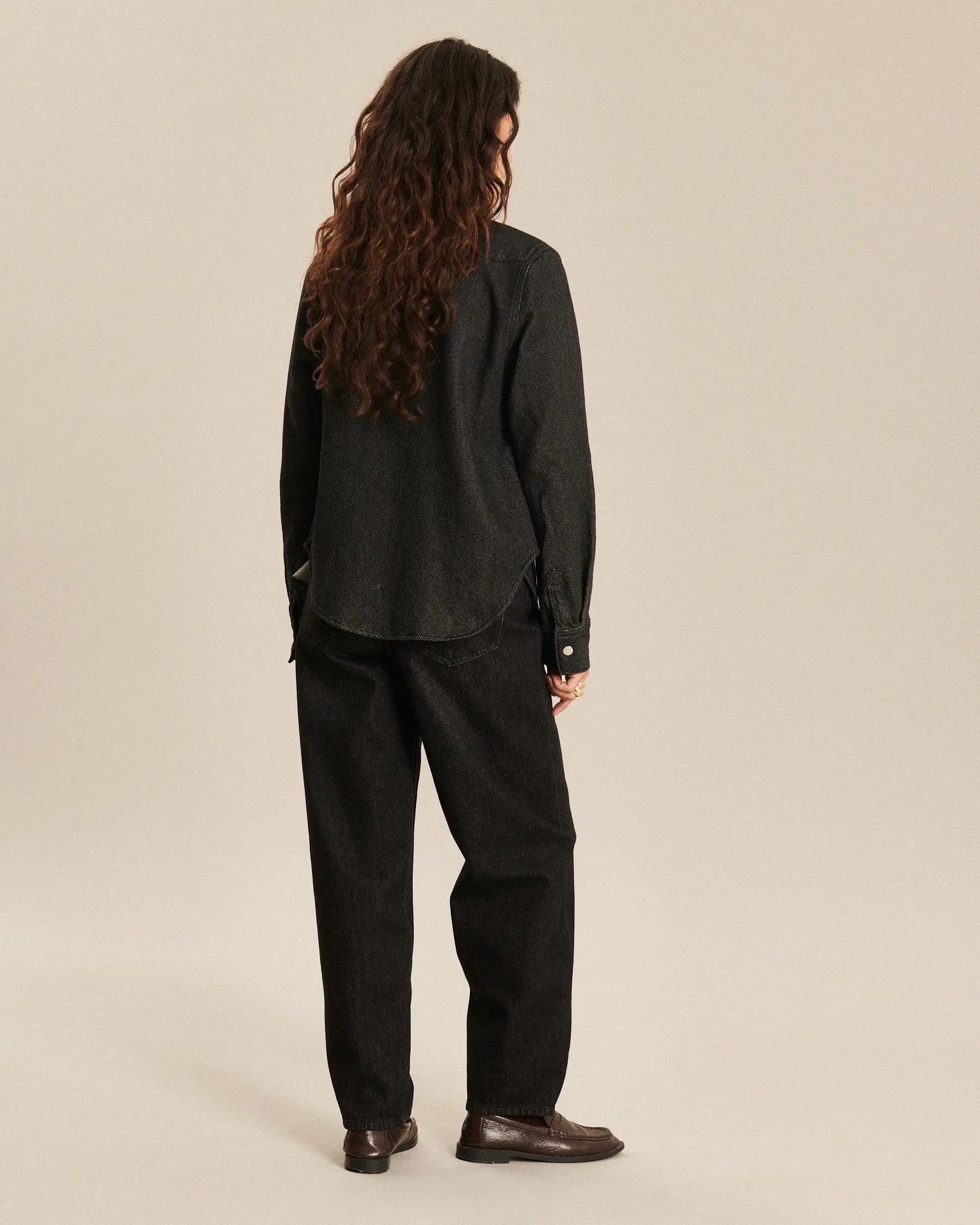 DALIA DENIM 3D DARK GRAY Labdip shirt
