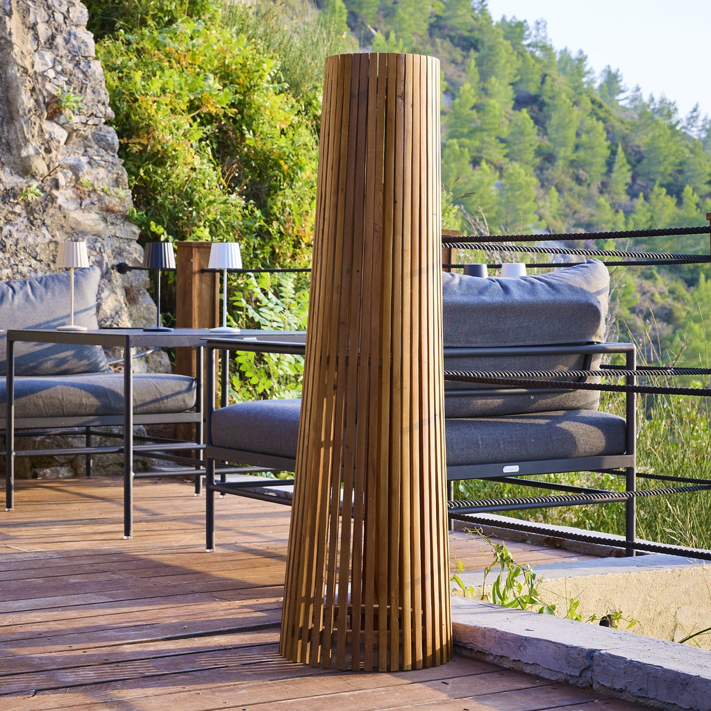Tecka - Solar Light Decoration - Wood - Wood