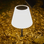 Lady Mini - Lampe De Table Solaire - Acier - Gris