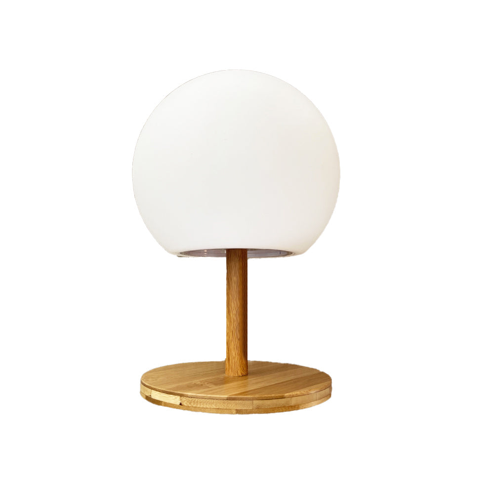Luny - Lampe De Table Sans Fil - Bois - Bois