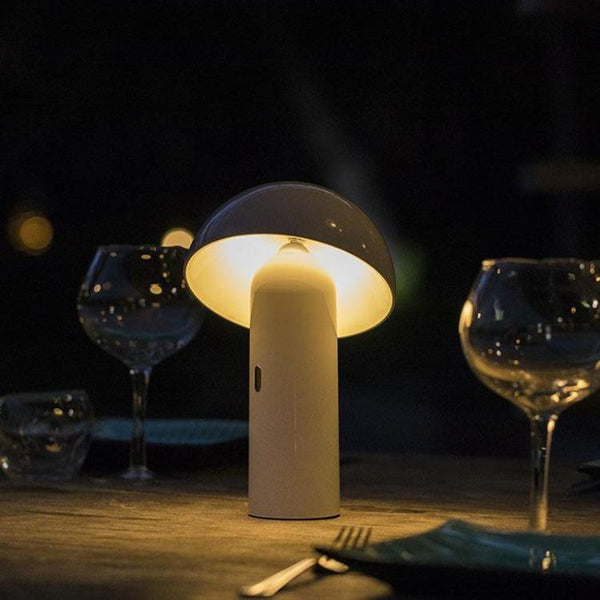 Cordless table lamp adjustable head warm white LED TOD WHITE H28cm - REDDECO.com