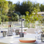Roby - Lámpara de mesa inalámbrica - Acero - Gris antracita