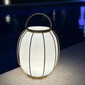Tulum - Wireless Lantern - Steel - White