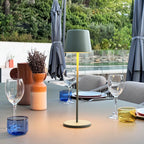 Kelly - Lampe De Table Sans Fil - Acier - Vert