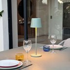 Kelly - Lampe De Table Sans Fil - Acier - Vert