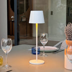 Kelly - Lampe De Table Sans Fil - Acier - Blanc