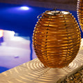 Raffy Solar - Solar Lantern - Polyrattan - Brown