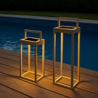 Hydra - Borne & Potelet Solaire - Aluminium - Blanc