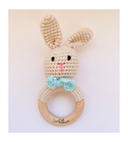 Personalized Crochet Baby Rattle