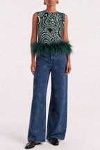 Jeans Lara - Paisley