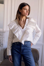 Le Cesaire Blouse - White - Women