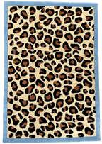 Blue Léopard - Tapis - Laine