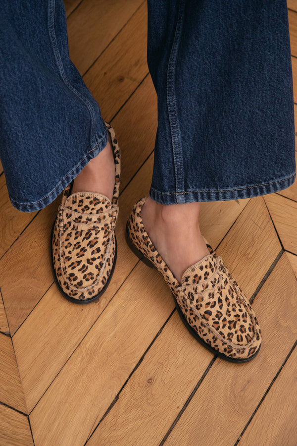 Les Valentin Moccasins - Leopard