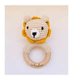 Personalized Crochet Baby Rattle