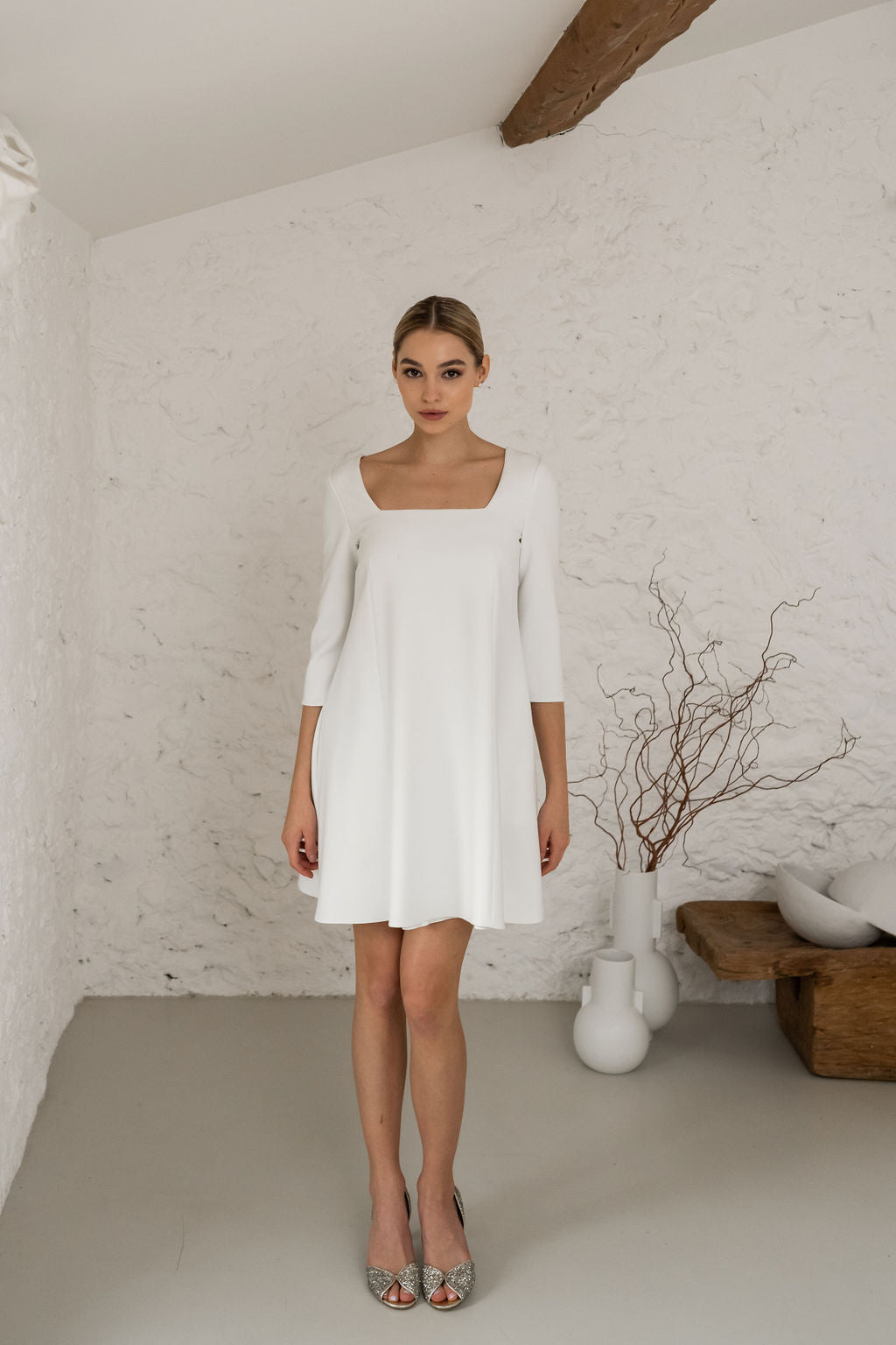 Vestido Ray - Crudo