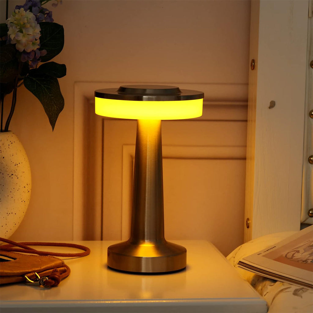 Chicglow - Wireless Table Lamp - Steel - Gold
