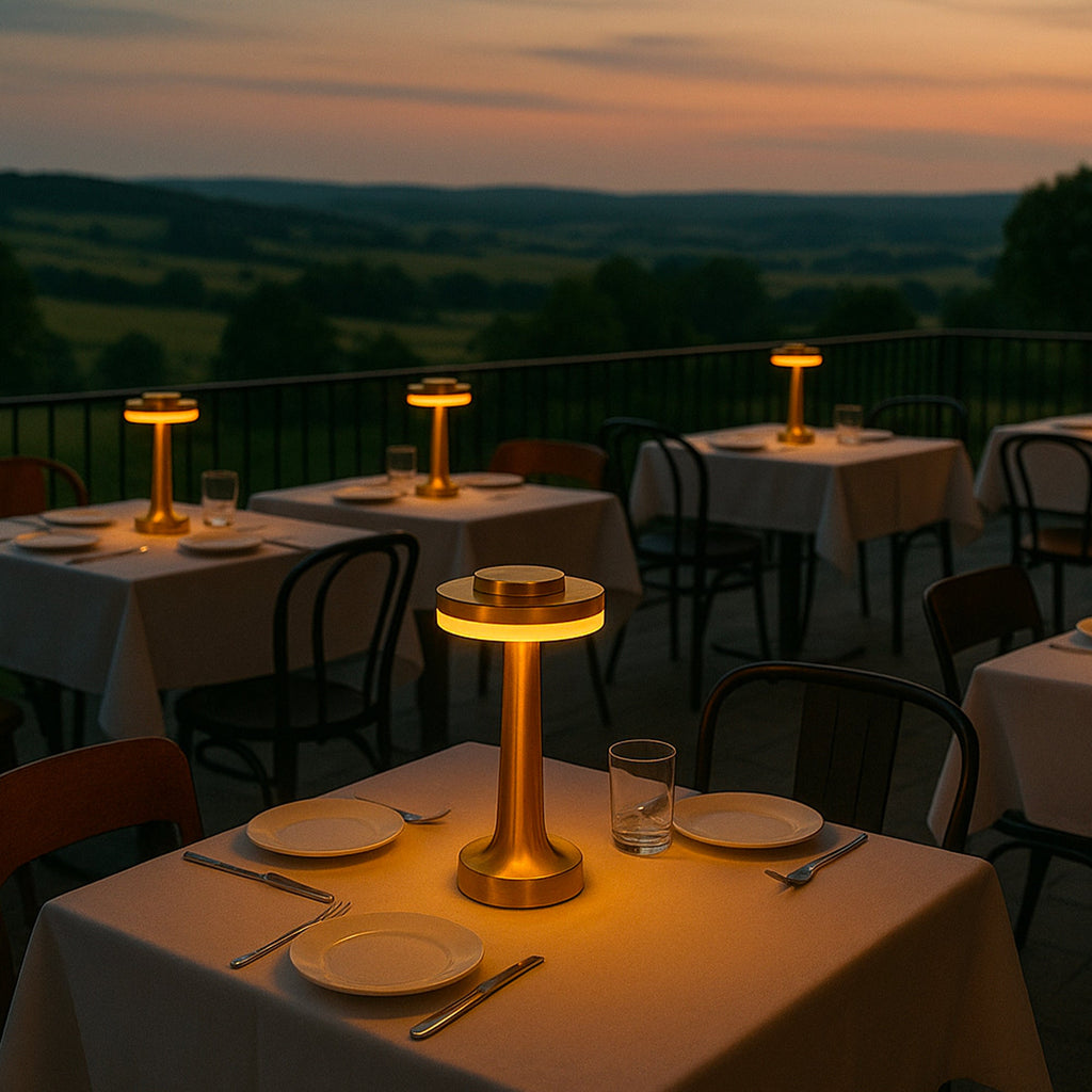 Chicglow - Wireless Table Lamp - Steel - Gold