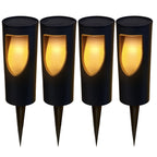 Grilly - Solar Bollard & Post - Plastic - Black