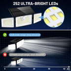 Gleamax - Projecteur Solaire - Plastique - Noir