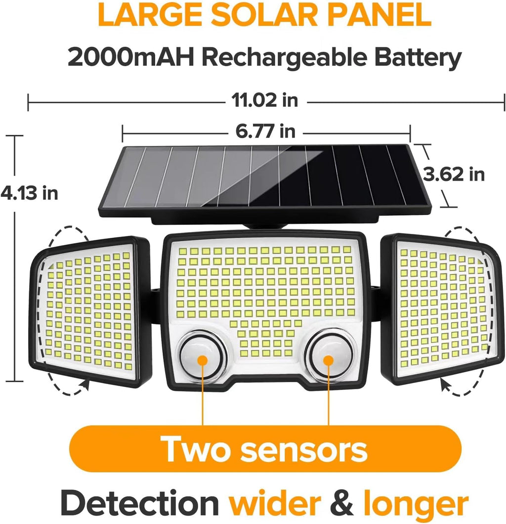 Raylite - Solar Floodlight - Plastic - Black
