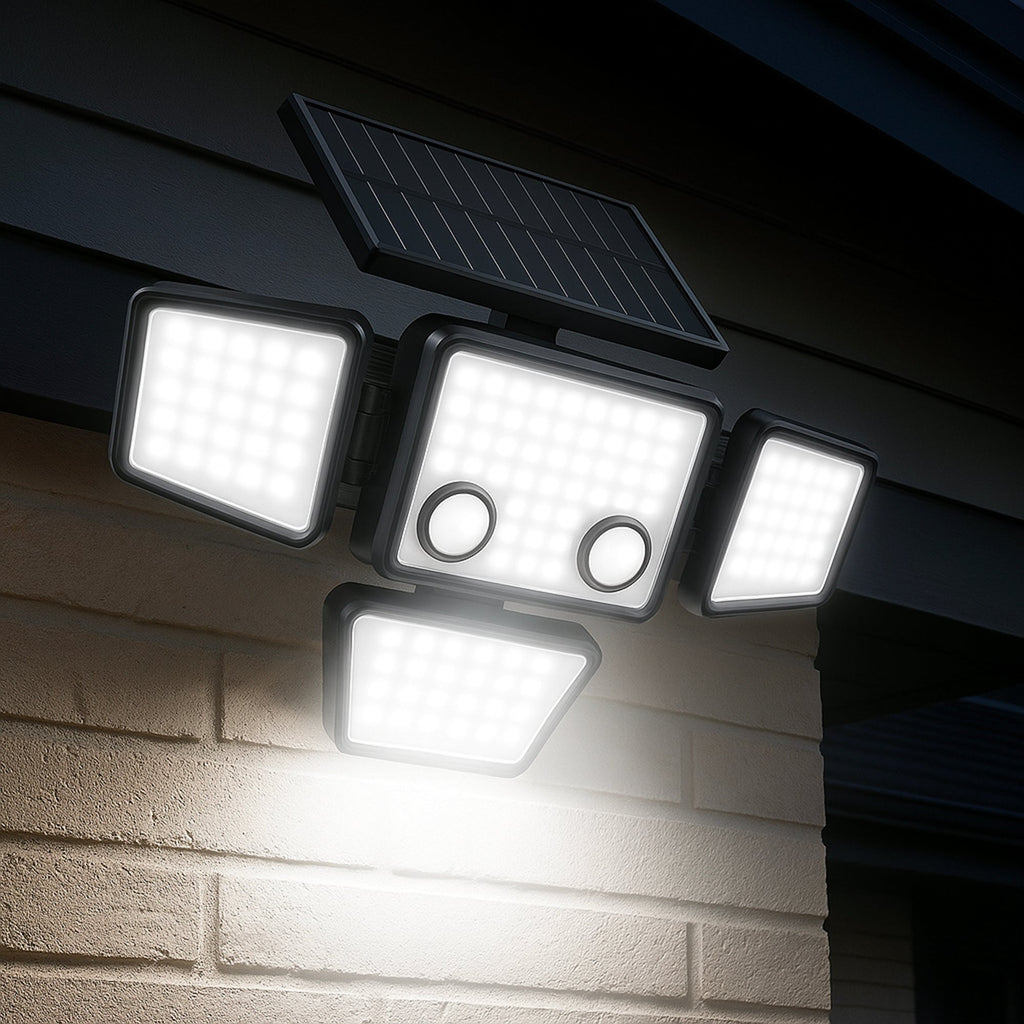 Fairview - Projecteur Solaire - Plastique - Noir